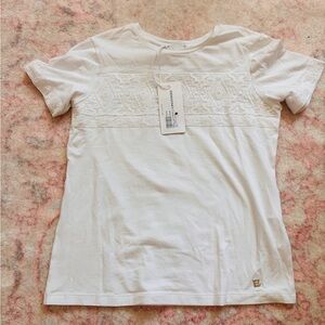 ermanno scervino white shirt with pretty delicate details